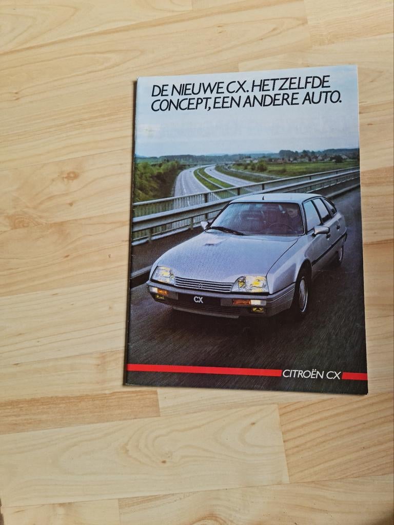 Folder citroen cx type 2, Ophalen of Verzenden, Nieuw, Citroën