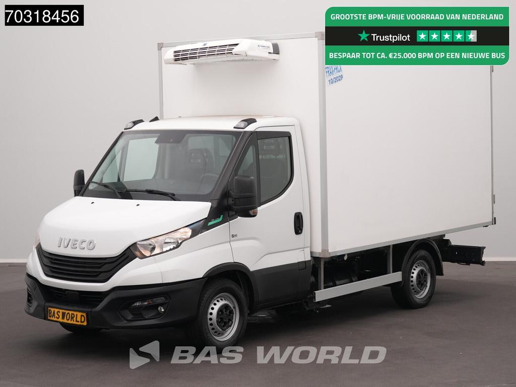Iveco Daily 35S14 3.0L CNG Zijdeur Koelwagen Thermo King V-3, Auto's, Bestelauto's, Gebruikt, Euro 6, 4 cilinders, 3155 kg