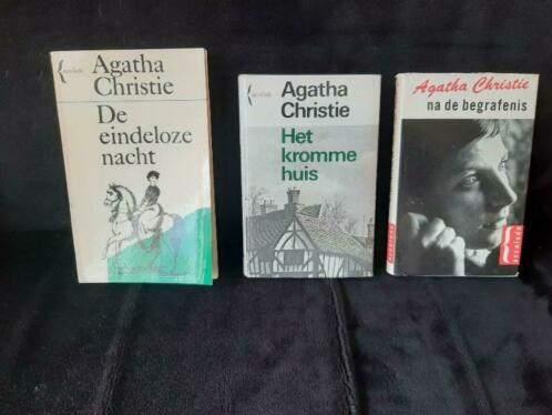 3 x agatha christie-,accolade het kromme huis,na de begrafen, Ophalen of Verzenden, Gelezen