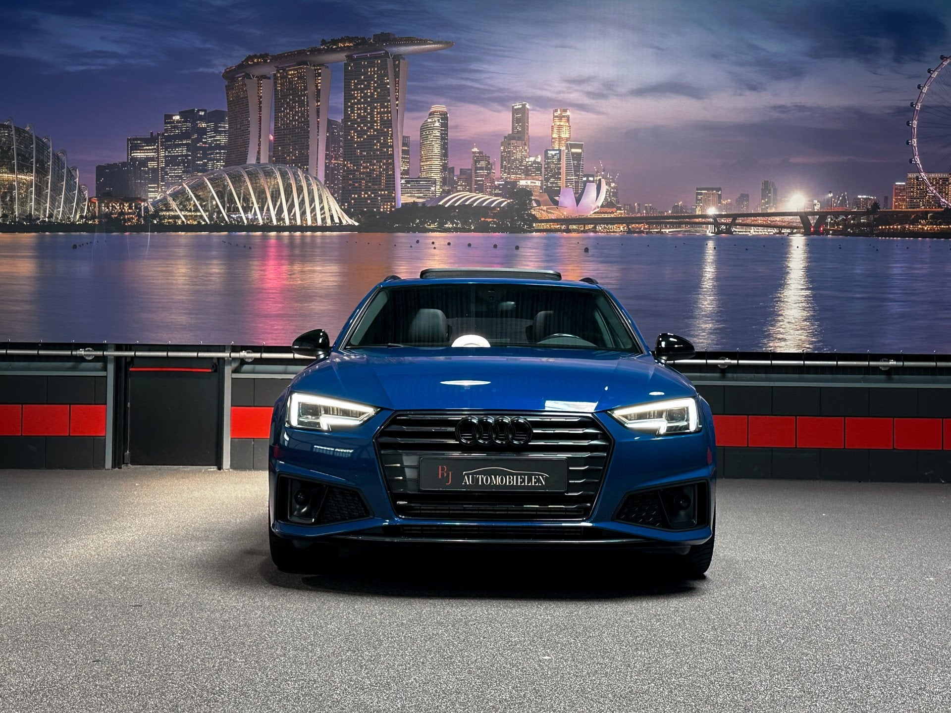Audi A4 Avant 40 TFSI Sport 3x S-Line |Panorama|Leder|Sfeer|, Auto's, Dealer onderhouden, 4 cilinders, 1984 cc, Blauw