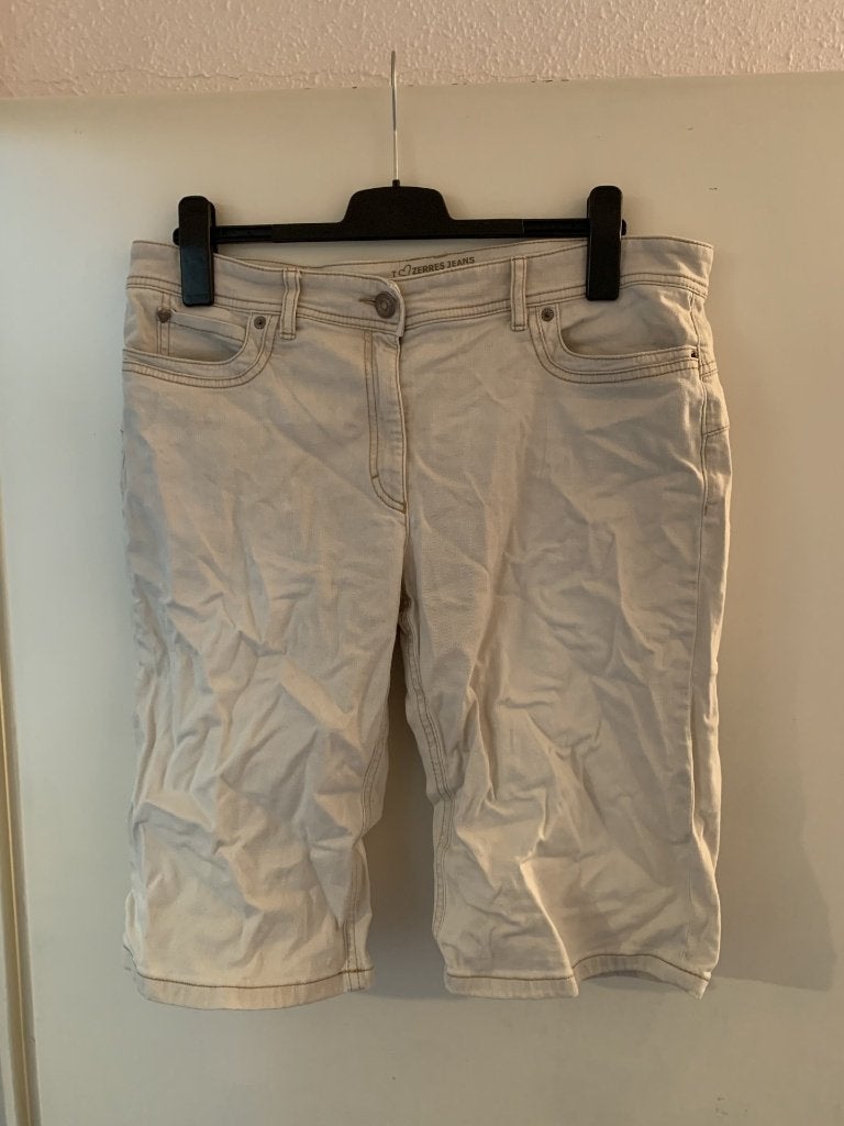 Crèmekleurige korte broek van Zerres. Maat 3XL, Overige kleuren, Kort, Maat 46/48 (XL) of groter, Ophalen of Verzenden