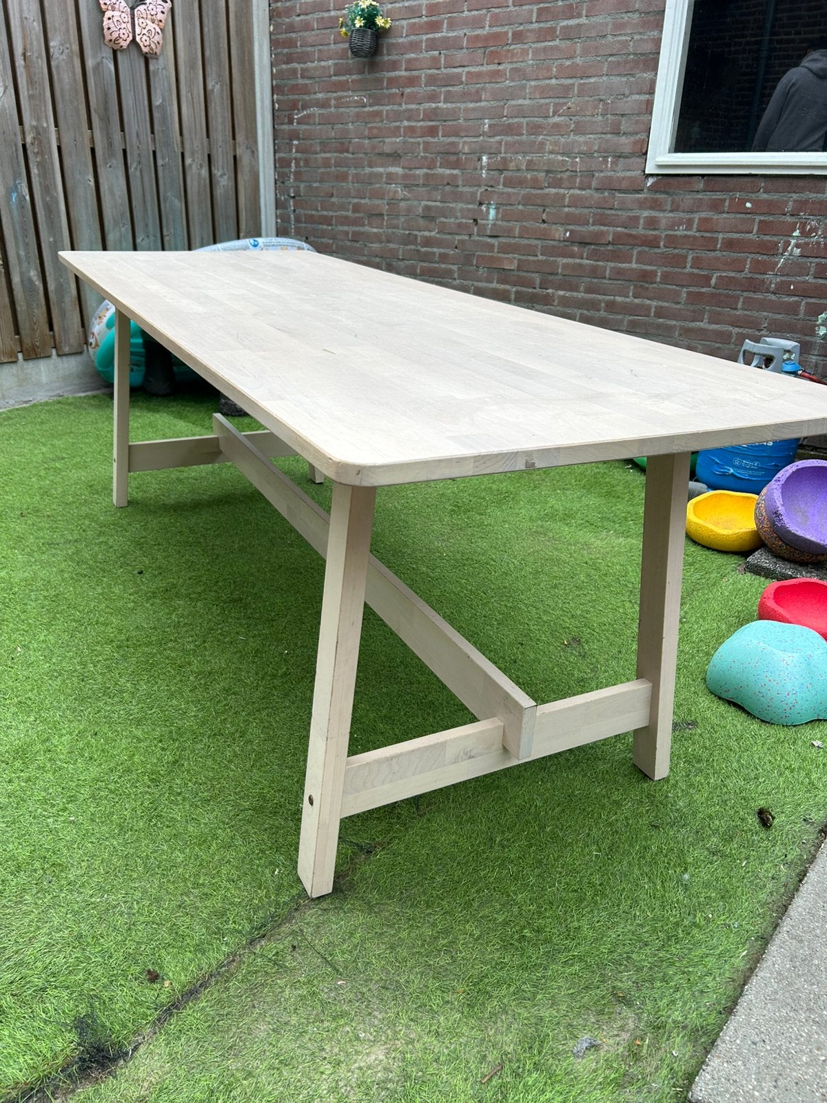 Ikea eet tafel, Huis en Inrichting, Tafels | Eettafels, Ophalen, Gebruikt, 200 cm of meer, 50 tot 100 cm