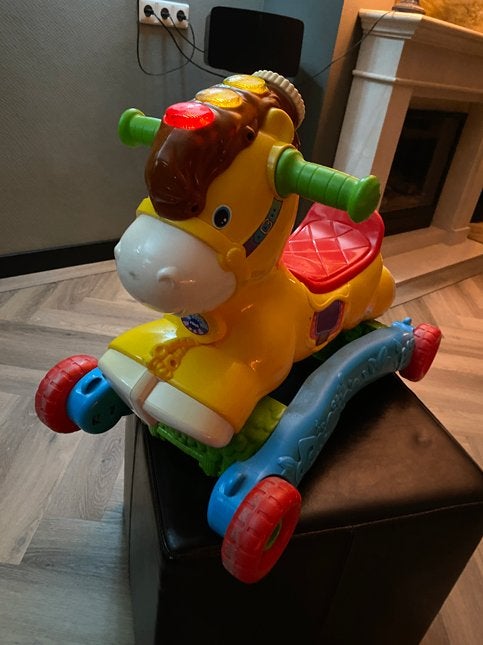 Vtech 2 in 1 hobbelpaard, Kinderen en Baby's, Speelgoed | Vtech, Ophalen, Zo goed als nieuw, 6 maanden tot 2 jaar