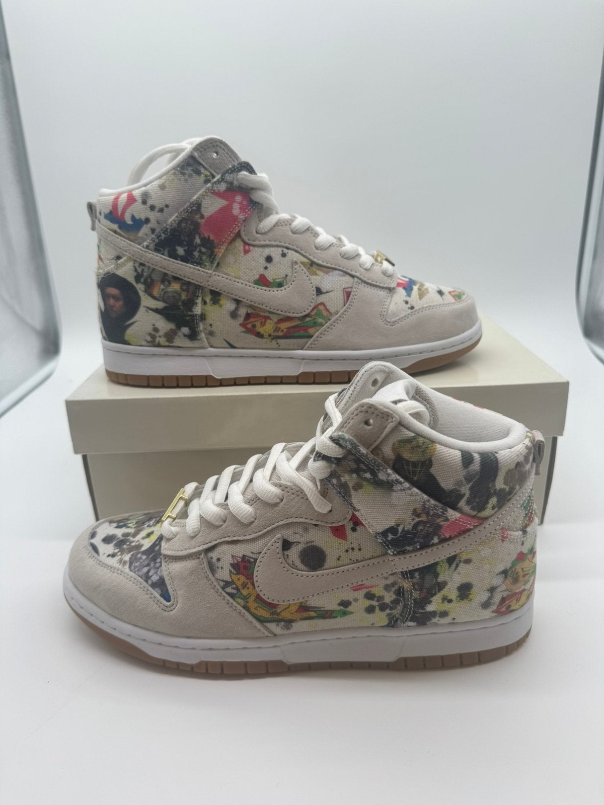 Nike SB Dunk High Supreme Rammelzee EU 44,5, Ophalen of Verzenden, Nieuw, Overige kleuren, Sneakers of Gympen