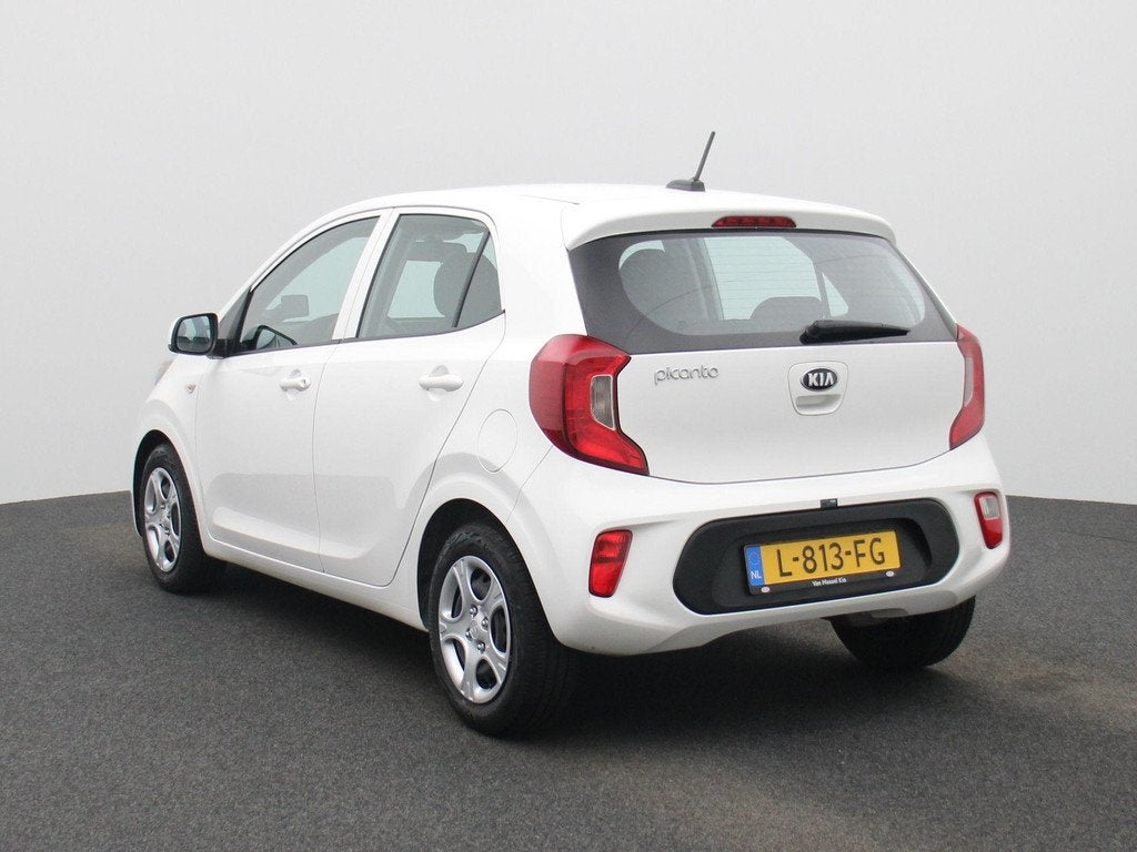 Kia Picanto 1.0 DPi ComfortLine | AUTOMAAT | AIRCONDITIONING, Auto's, Gebruikt, 4 stoelen, Wit, Origineel Nederlands
