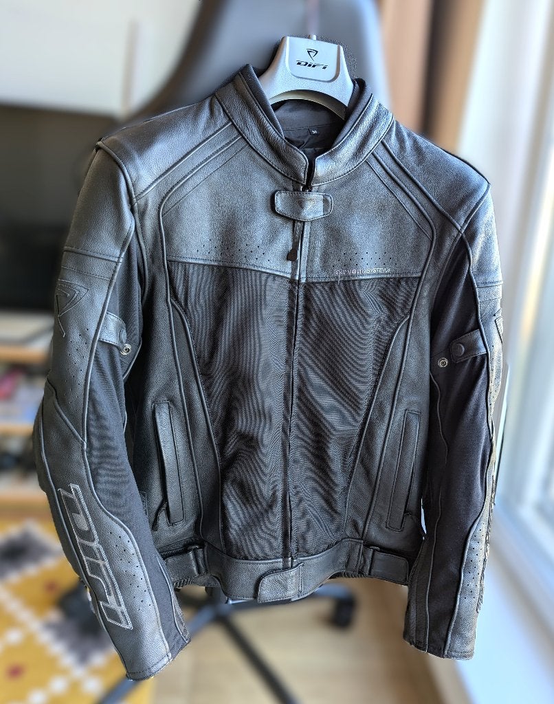 DIFI Motorjas Leer Aerotex– Maat 50, Dames, Difi, Jas | leer, Ophalen of Verzenden