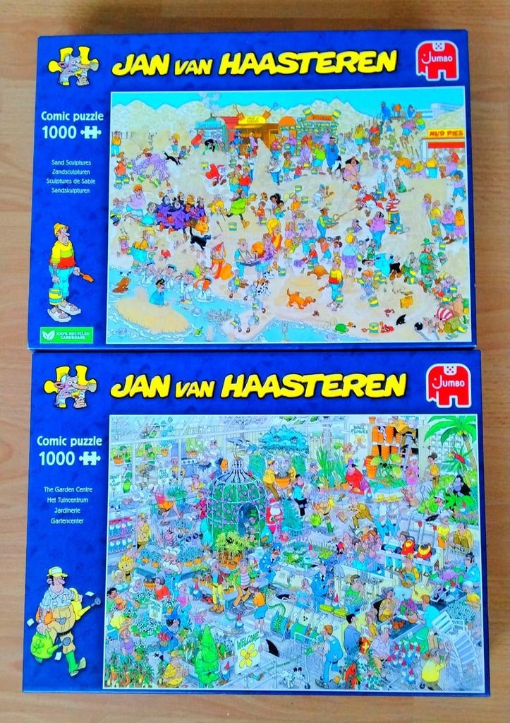Jan van Haasteren, 1000 stukjes, Bomvolbad, e.v.a., Ophalen of Verzenden, 500 t/m 1500 stukjes