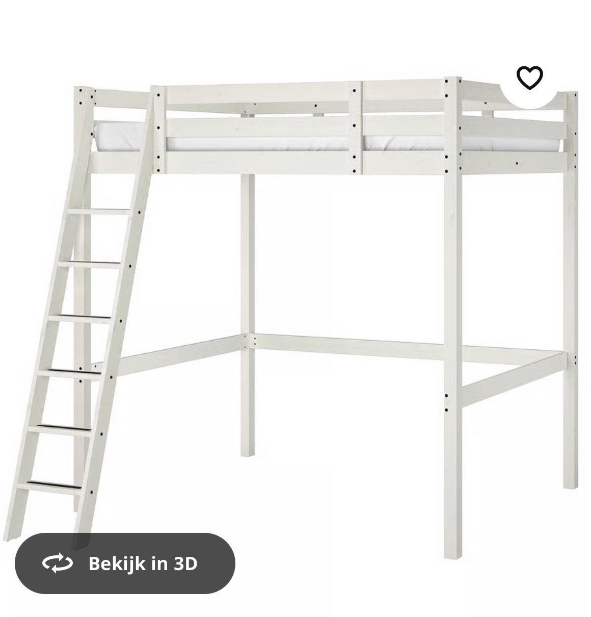 IKEA Hoogslaper of complete slaapkamer, Ophalen, Gebruikt, Eenpersoons, 200 cm