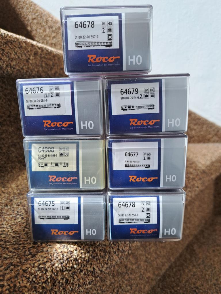 Roco DB Rijtuigen, Hobby en Vrije tijd, Modeltreinen | H0, Gelijkstroom, Wagon, Ophalen of Verzenden, Zo goed als nieuw