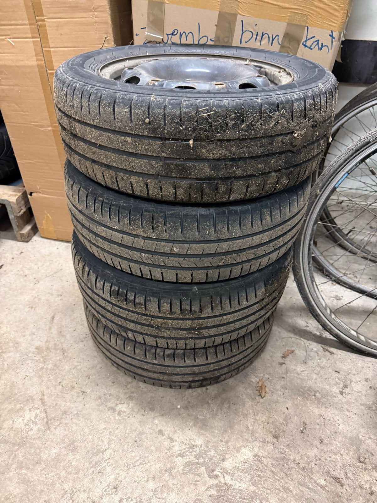 Set 14 inch stale velgen 5X100, Auto diversen, Wieldoppen, Ophalen of Verzenden, Gebruikt
