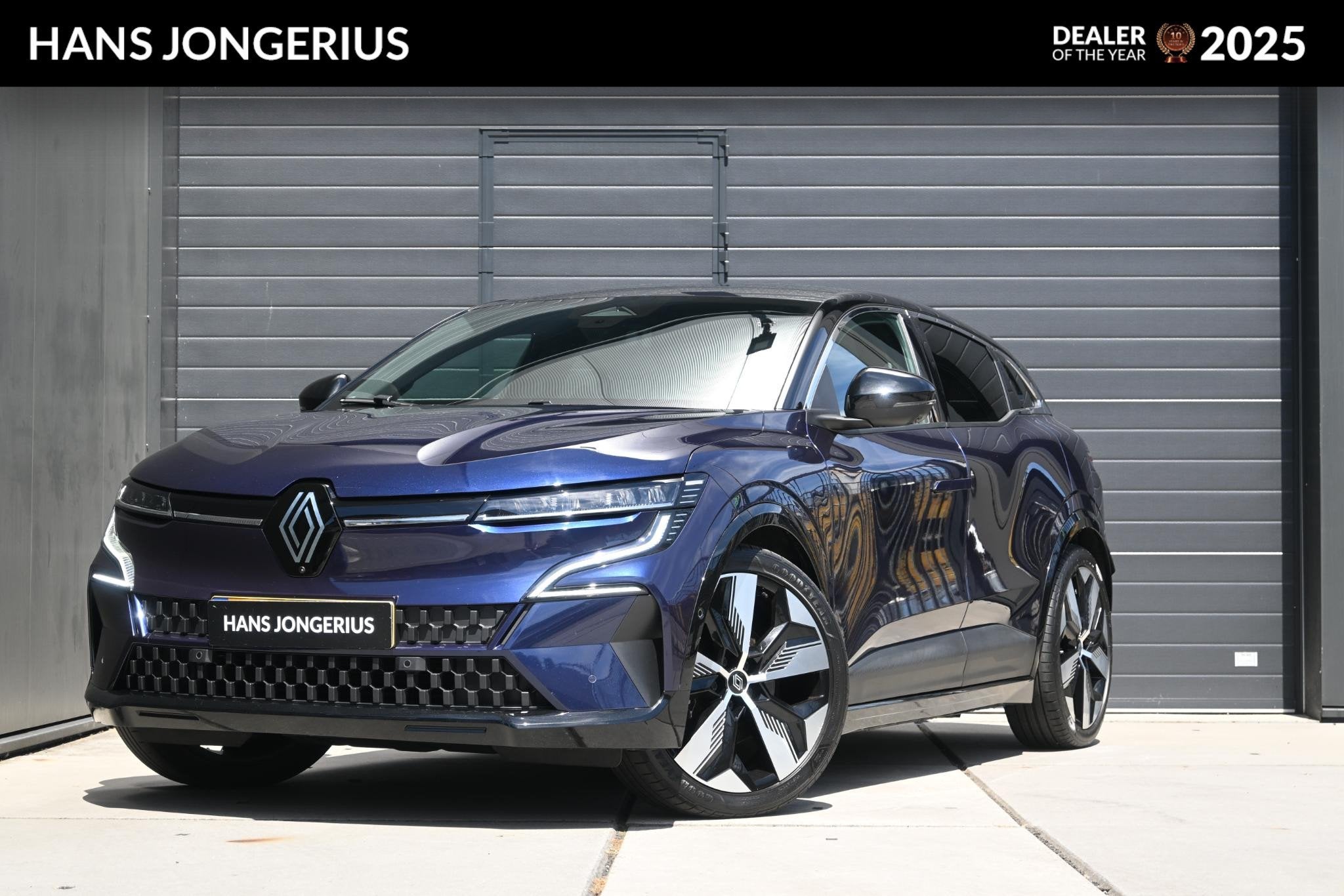 Renault Megane E-Tech EV60 Optimum Charge Techno | 360 CAMER, Blauw, Leder en Stof, 190 min, Automatische klimaatregeling
