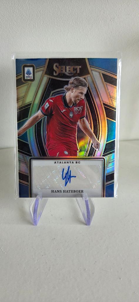 2023 Panini Select Hans Hateboer auto handtekening atalanta, Verzamelen, Verzenden, Zo goed als nieuw, Buitenlandse clubs, Poster, Plaatje of Sticker