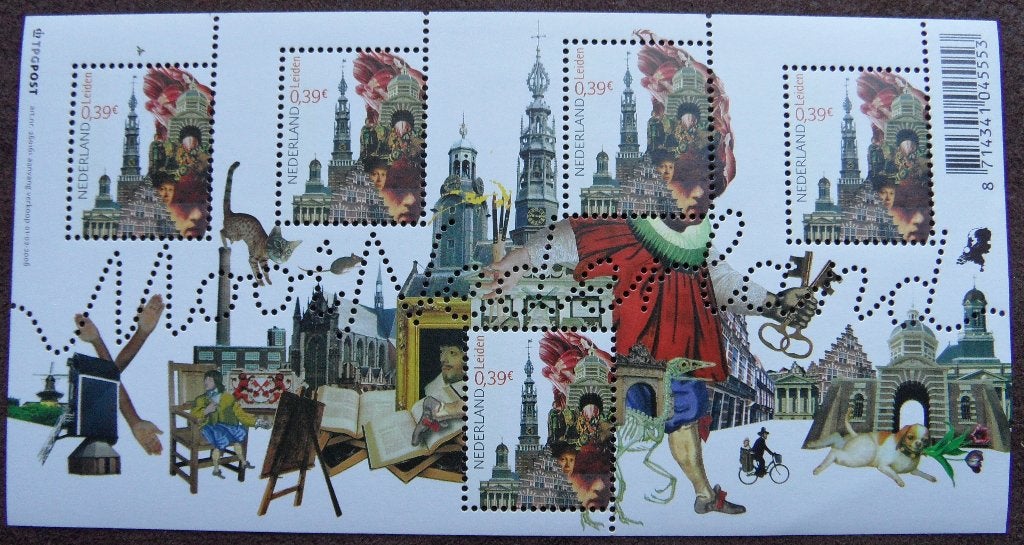 Velletje postzegels –  Mooi Nederland 2006  - Leiden, Postzegels en Munten, Postzegels | Nederland, Ophalen of Verzenden, Postfris