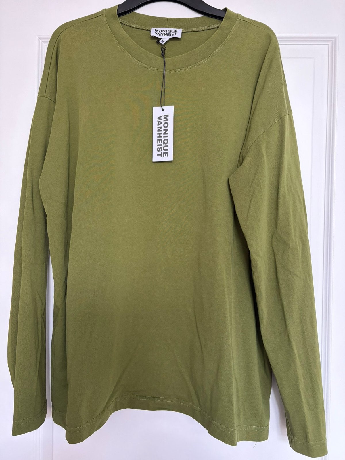 Monique van Heist 1982 Forest Jersey groen Maat M, Maat 38/40 (M), Ophalen of Verzenden, Zo goed als nieuw, Lange mouw