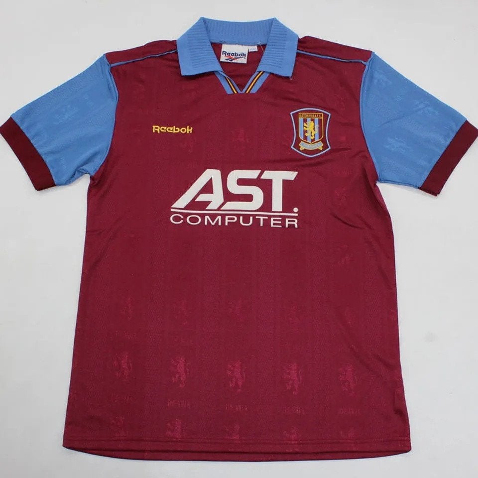 Aston Villa thuis shirt retro 1995/96 | Nieuw + Bedrukking, Sport en Fitness, Verzenden, Nieuw, Shirt