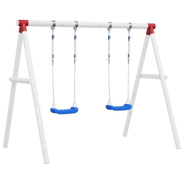 Schommelset met 2 zitjes 38x16 cm blauw nieuw in doos, Kinderen en Baby's, Ophalen of Verzenden, Nieuw