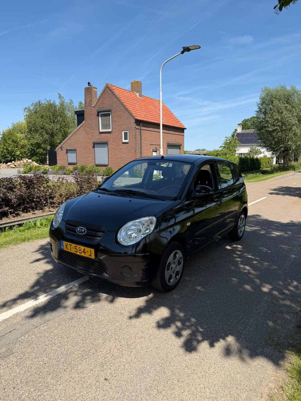 Kia Picanto 1.1 2009 Zwart 5drs, Auto's, Kia, Bedrijf, Picanto, Benzine, Euro 4, B, Hatchback, Handgeschakeld, Geïmporteerd, Zwart