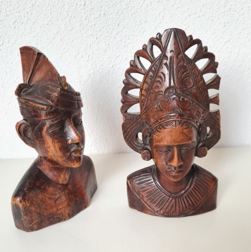 Antieke Balinese houtsnijwerk, Ophalen of Verzenden