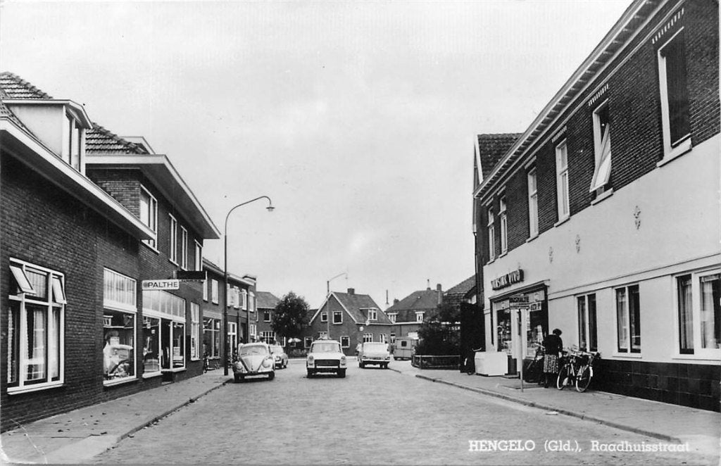 378-299-047 Hengelo GLD Raadhuisstraat, Verzamelen, Ansichtkaarten | Nederland, Verzenden, Voor 1920, Gelderland