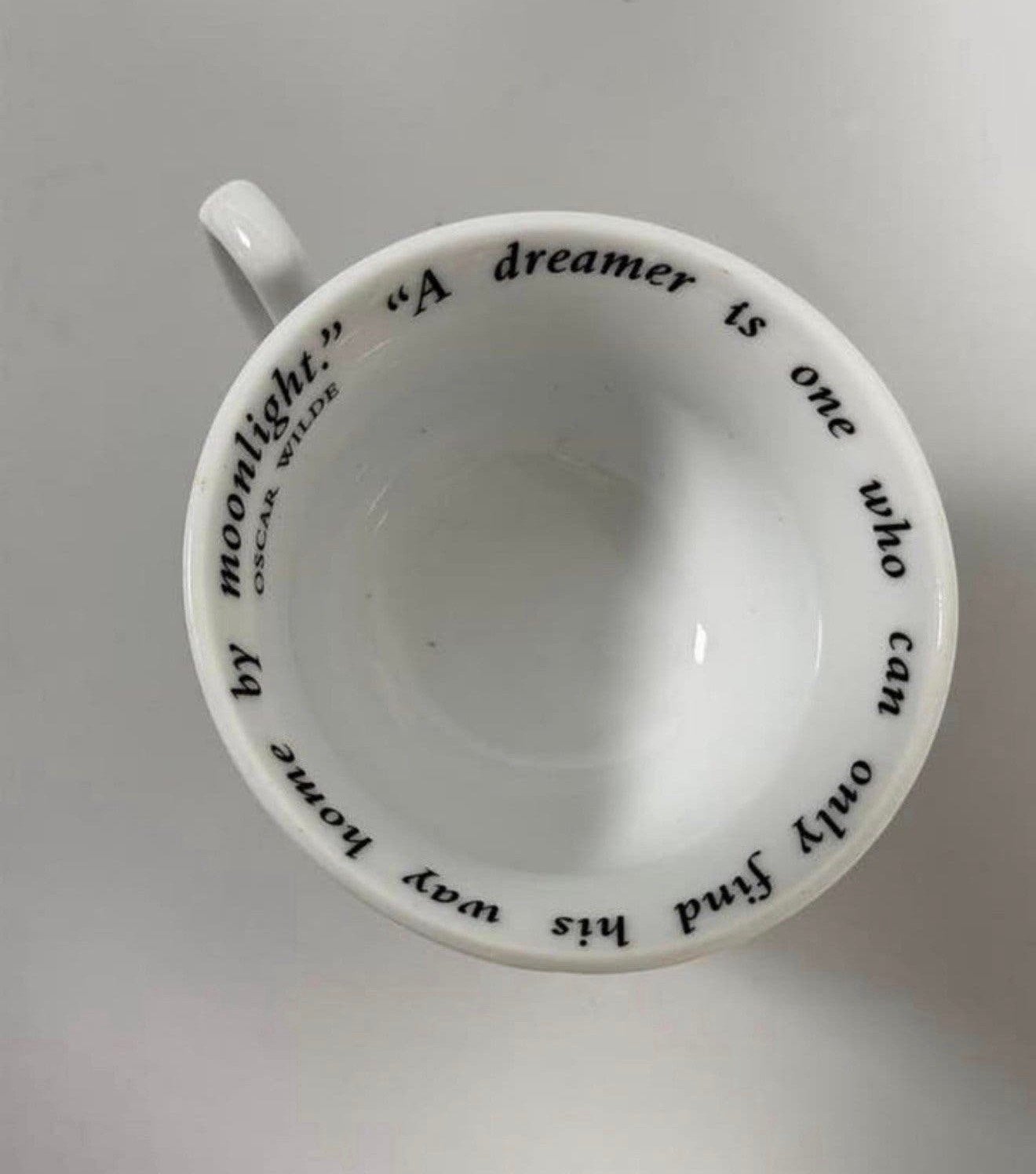 Hendrick’s Gin theekopje theekop kopje met Oscar Wilde quote, Ophalen of Verzenden