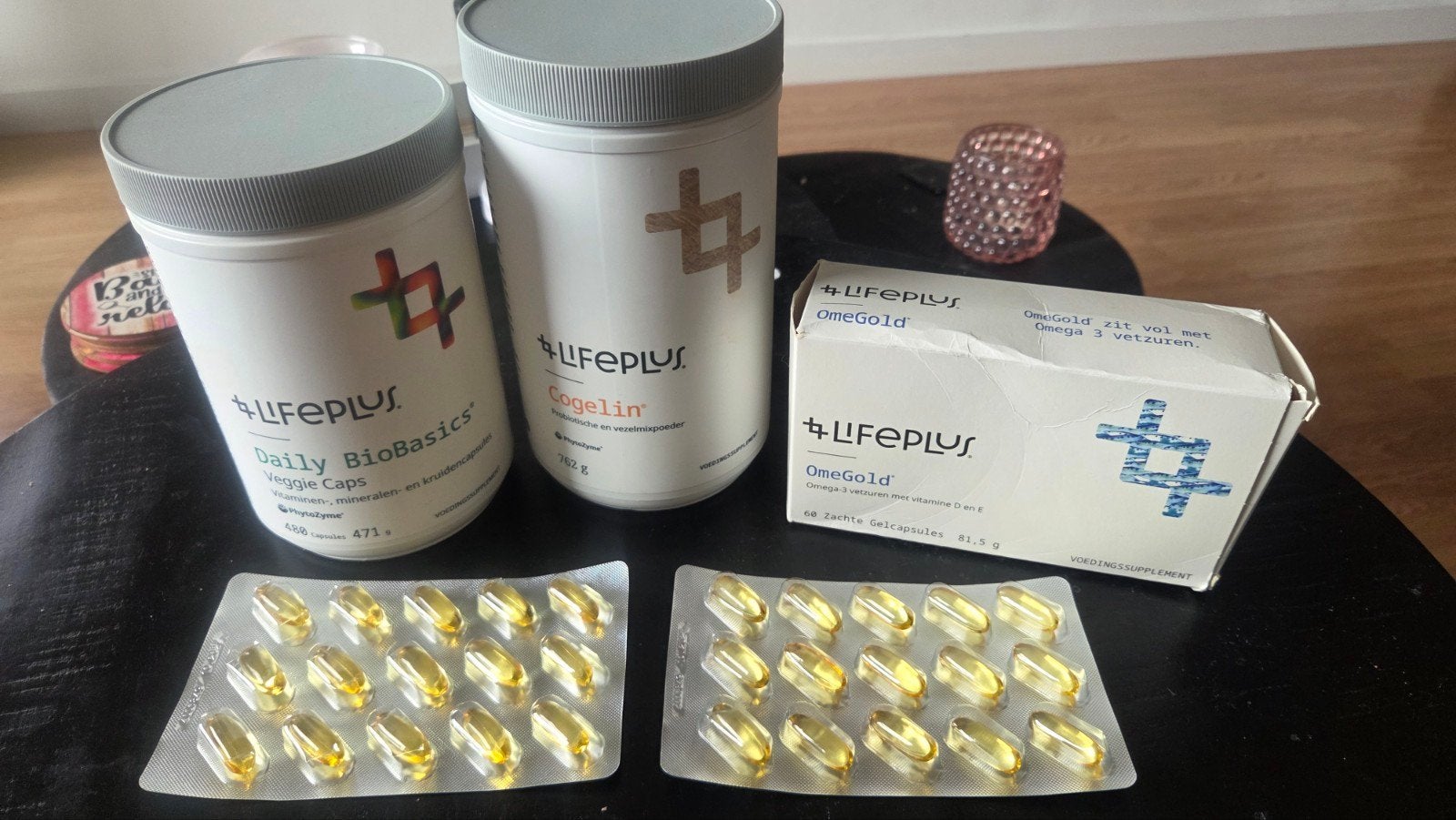 Lifeplus supplementen: Veggie Caps, Vezelmixpoeder, Omegold, Sport en Fitness, Gezondheidsproducten en Wellness, Ophalen of Verzenden