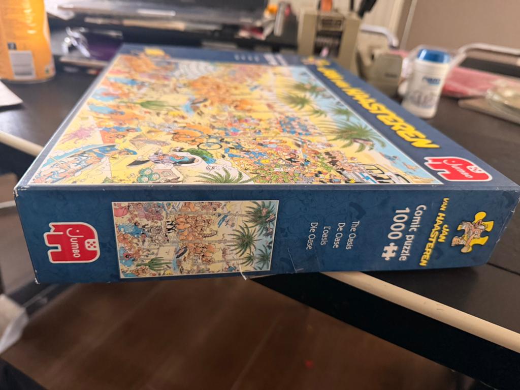 Jan van Haasteren en bos restaurant Joppe jubileum puzzel, Hobby en Vrije tijd, Denksport en Puzzels, Ophalen of Verzenden, 500 t/m 1500 stukjes