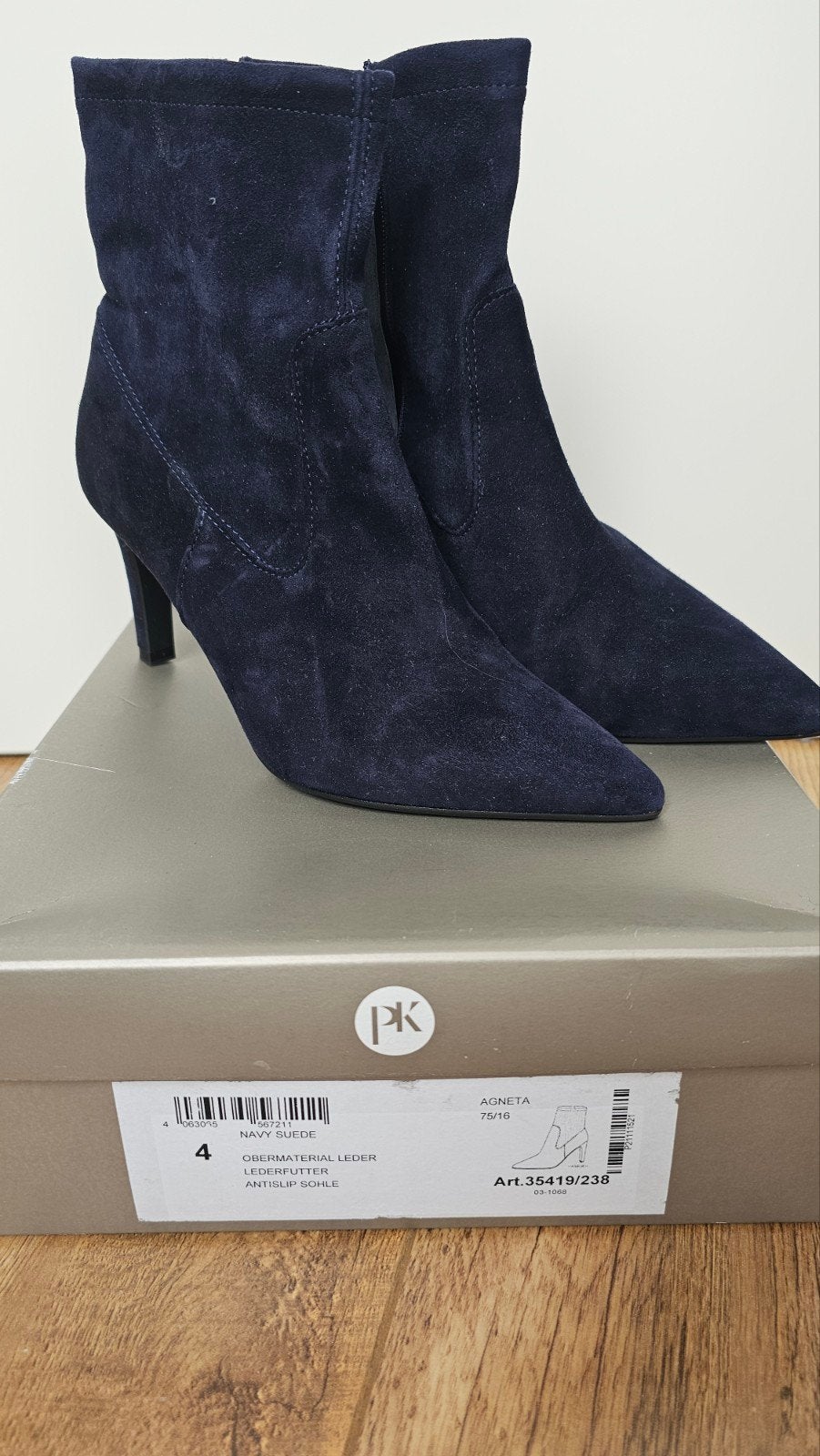 Peter Kaise suède blauw maat 37, Peter Kaiser, Blauw, Lage of Enkellaarzen, Ophalen of Verzenden