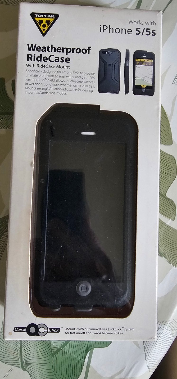 Topeak Weatherproof RideCase iPhone 5/5s met QuickClick, Telecommunicatie, Mobiele telefoons | Hoesjes en Frontjes | Apple iPhone