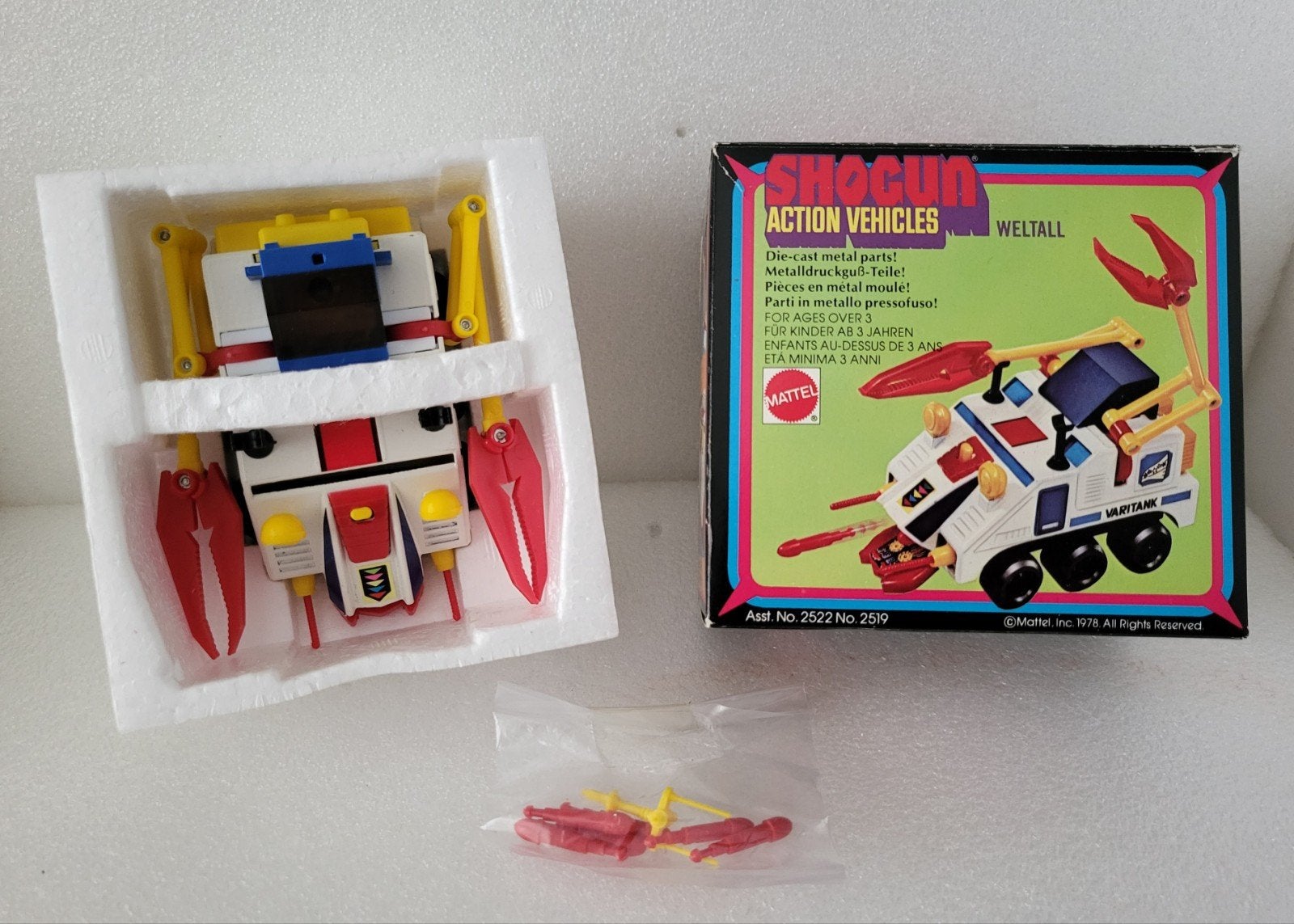 Shogun Warriors Action Vehicle Varitank Mattel 1978 Popy MIB, Ophalen of Verzenden, Zo goed als nieuw, Overige typen