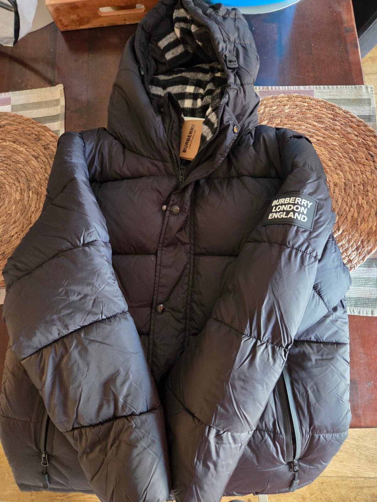 Nieuwe Burberry winterjas - ook als bodywarmer te dragen, Kleding | Heren, Jassen | Winter, Ophalen, Maat 48/50 (M), Zwart, Nieuw