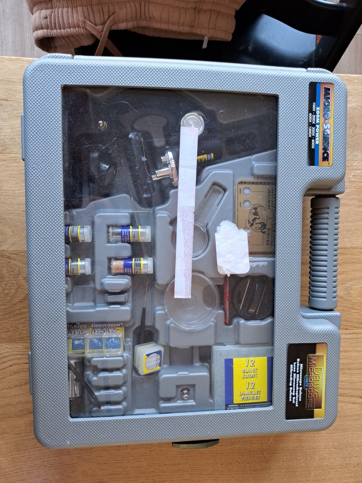 Microscoop - Micro Science Deluxe Set - Zo goed als nieuw, Ophalen of Verzenden, Gebruikt