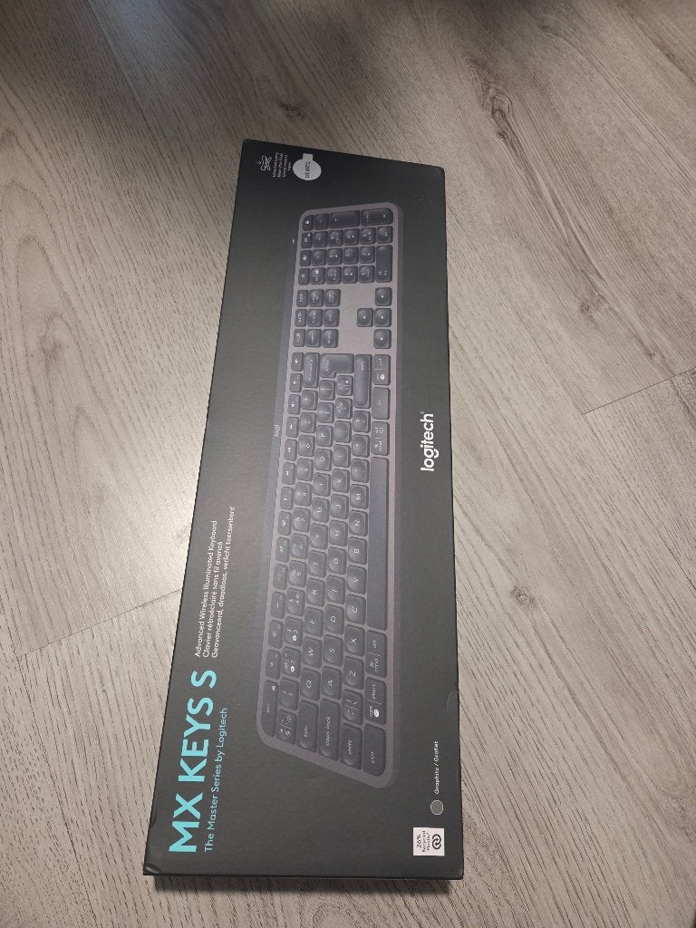 Logitech Mx Keys S - Draadloze stabiele toetsenbord NIEUW!, Computers en Software, Toetsenborden, Ophalen of Verzenden, Nieuw