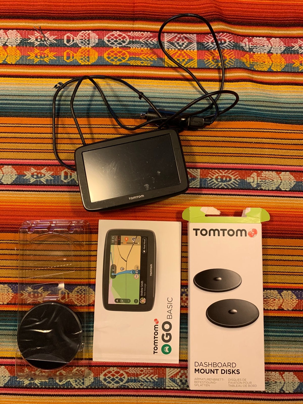 TomTom navigatie met autolader, Ophalen, Gebruikt