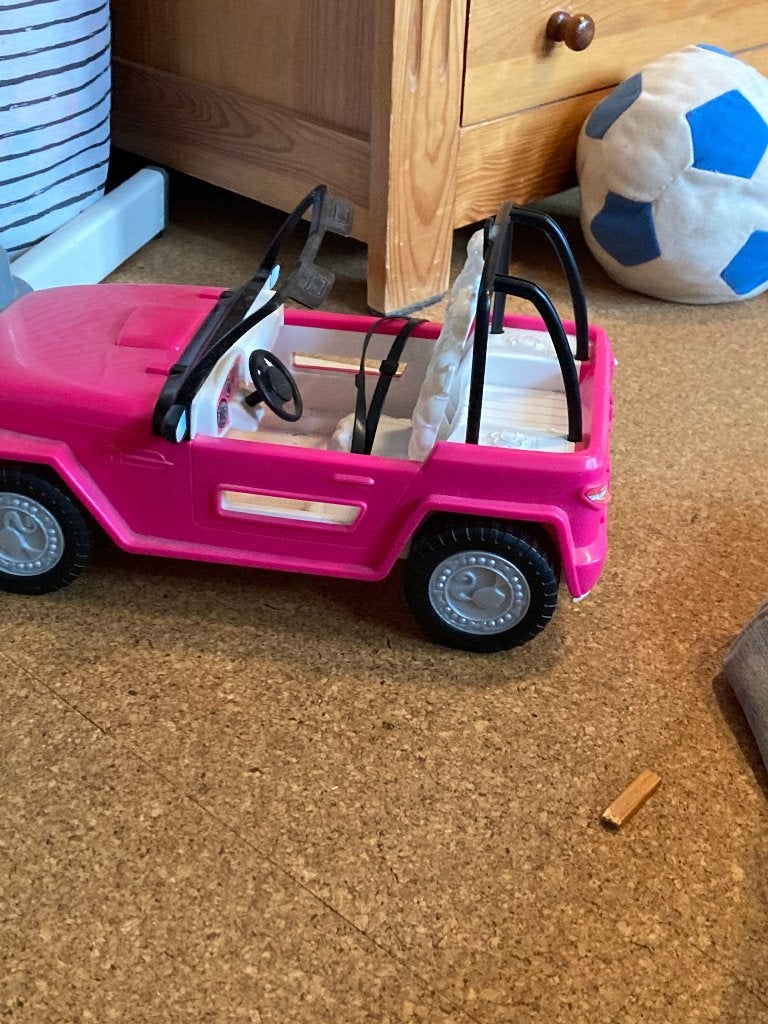 barbie klerenkast, barbie auto, barbie keuken, Kinderen en Baby's, Ophalen, Gebruikt, Barbie