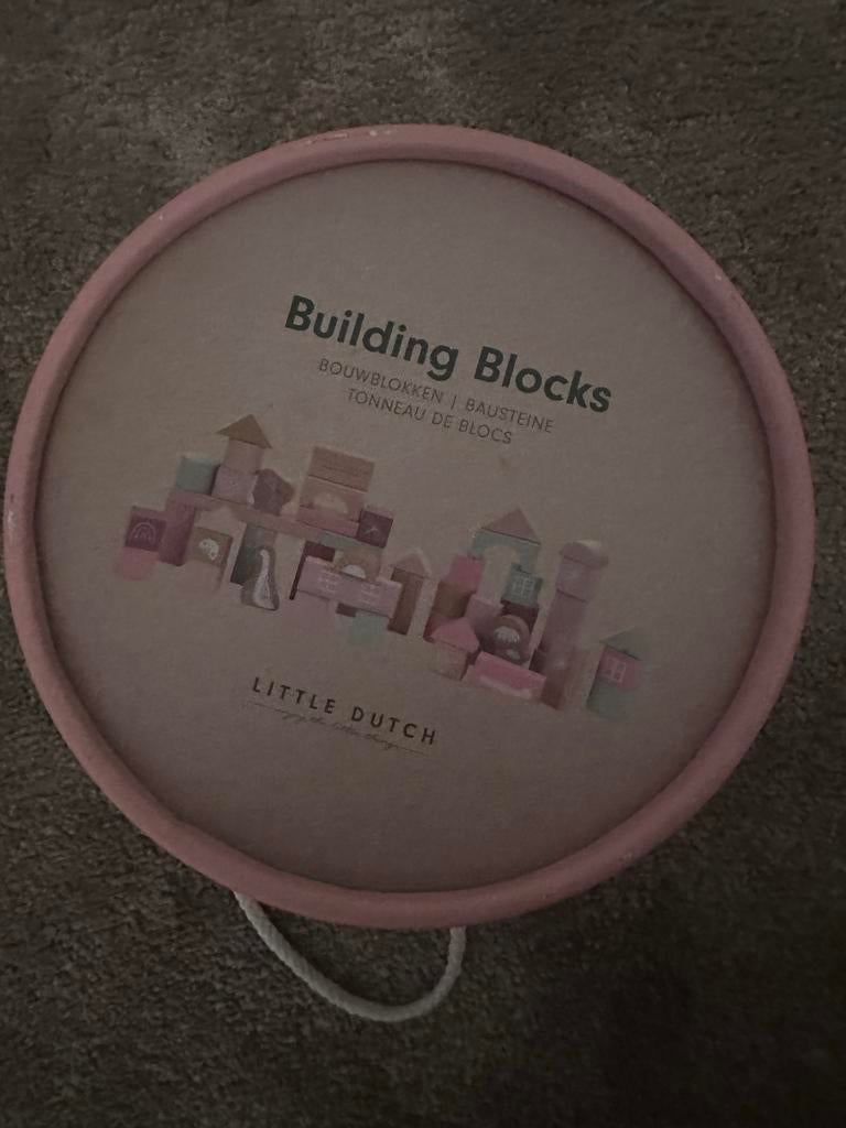 Little Dutch blokjes roze - Zo goed als nieuw, Ophalen, Zo goed als nieuw, Overige merken