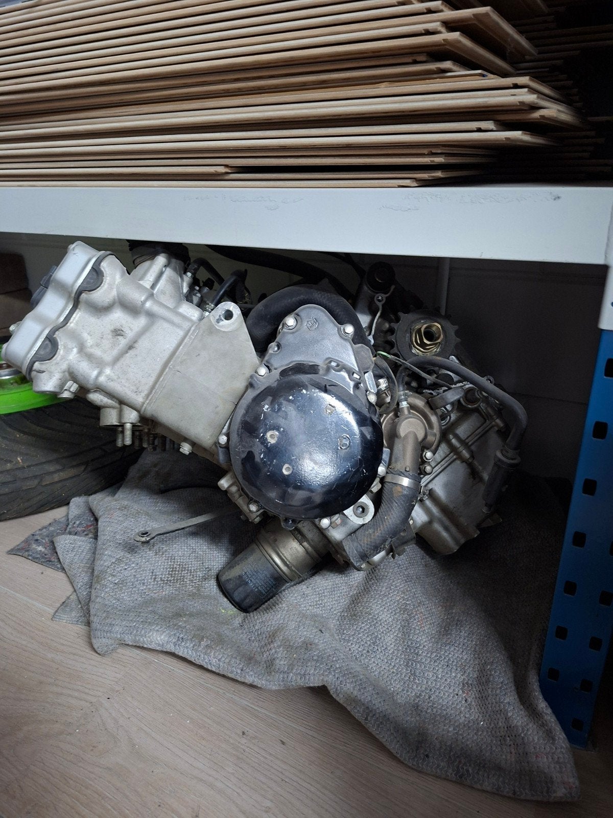 Kawasaki ZX9R Blok 2000 met Kabelboom en Radiateur, Motoren, Ophalen of Verzenden