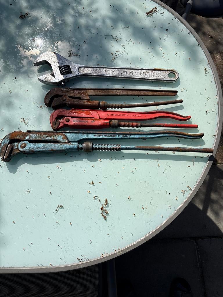 Baco en drie pijpentangen - Gereedschap set, Ophalen, Gebruikt