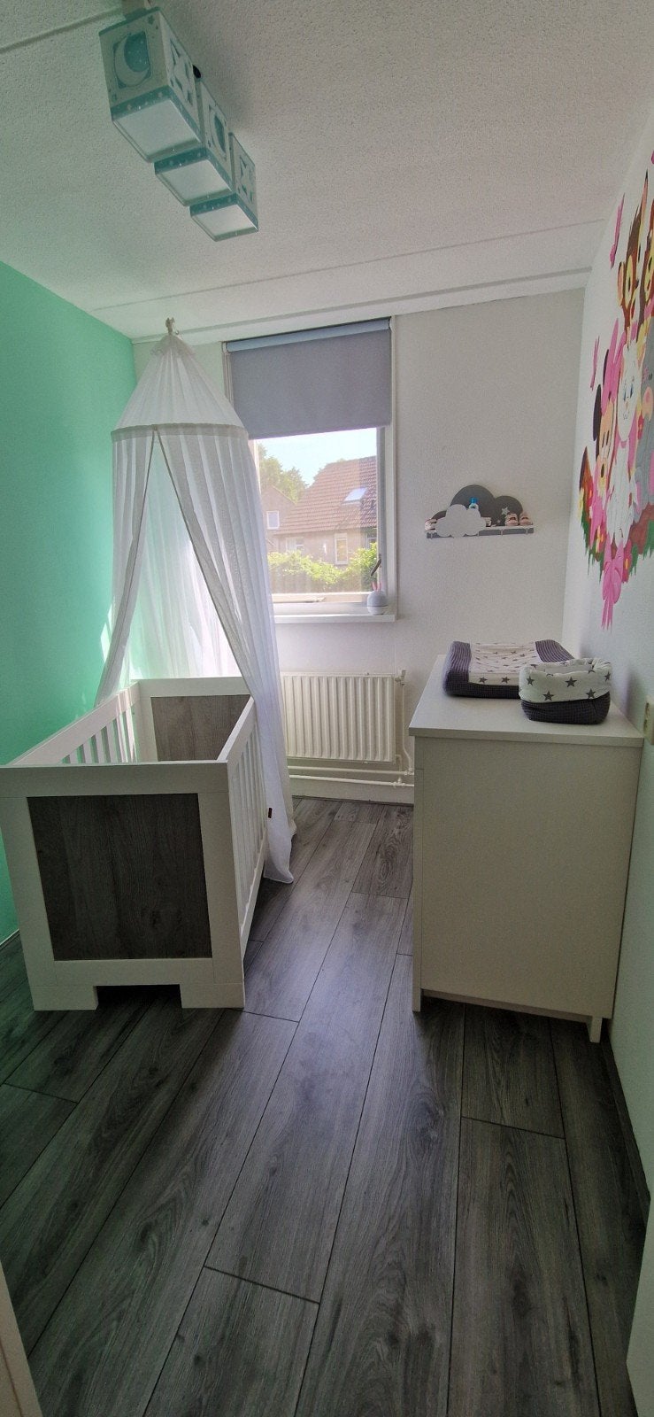Complete Babykamer TWF Luca: Ledikant, Commode, Kledingkast, Kinderen en Baby's, Kinderkamer | Complete kinderkamers, Ophalen