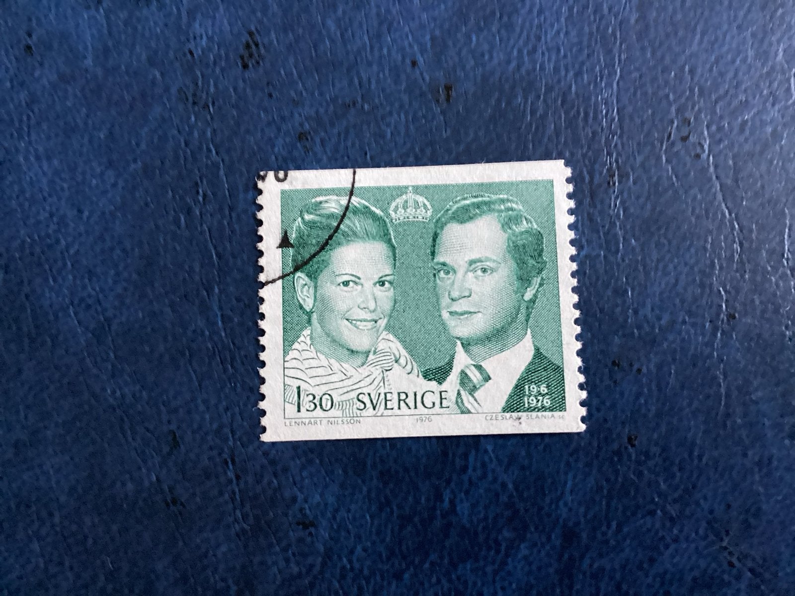Zweden  1976 - Mi.953- Koning Carl XVI Gustaf & Silvia, Ophalen of Verzenden, Zweden, Gestempeld