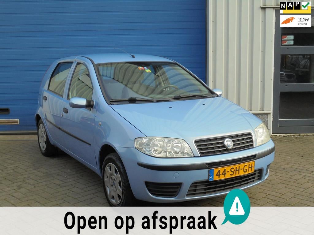 Fiat Punto 1.2 Navigator, Auto's, Fiat, Bedrijf, Te koop, Punto, Airbags, Airconditioning, Centrale vergrendeling, Elektrische ramen
