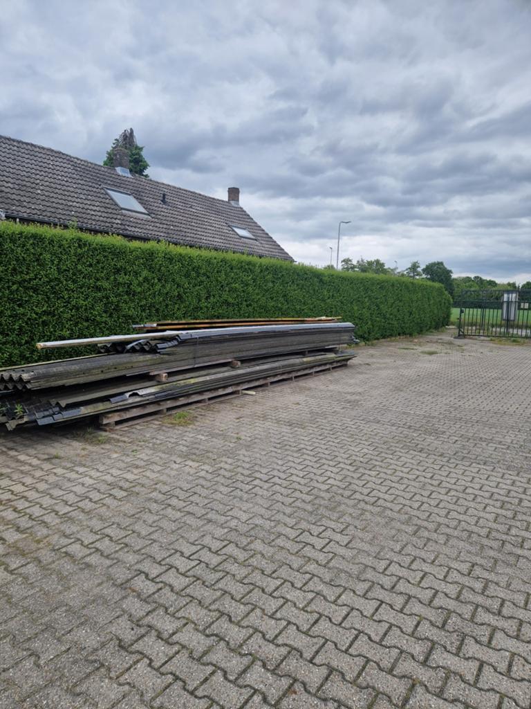 Gratis polyester golfplaten circa 800 cm lang, Doe-het-zelf en Verbouw, Dakpannen en Dakbedekking, Ophalen, Overige materialen