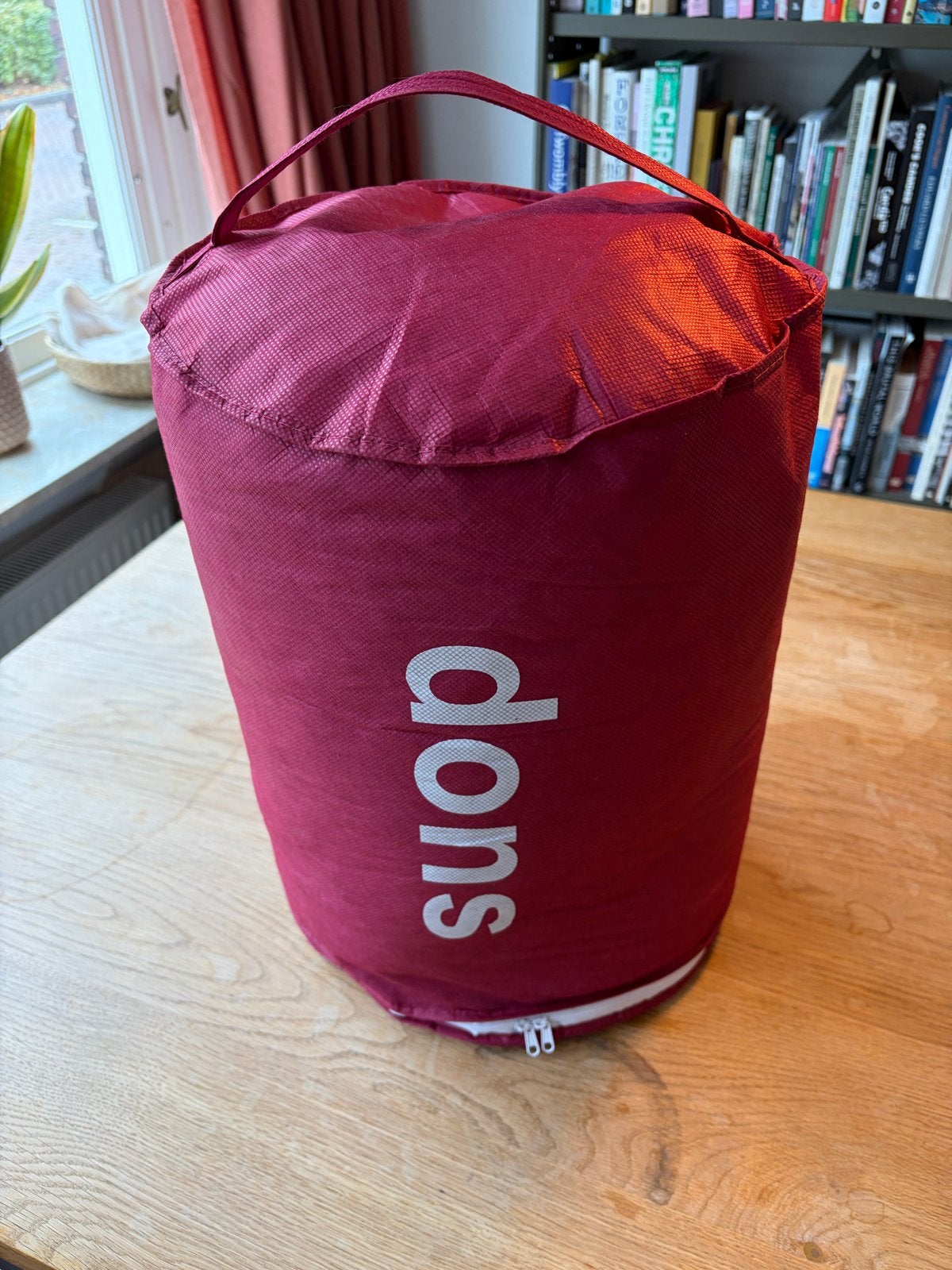 Hema tweepersoons donzen 4-seizoenen dekbed 200x200cm (1jr), Ophalen, Wit, Tweepersoons, Dons en Veren