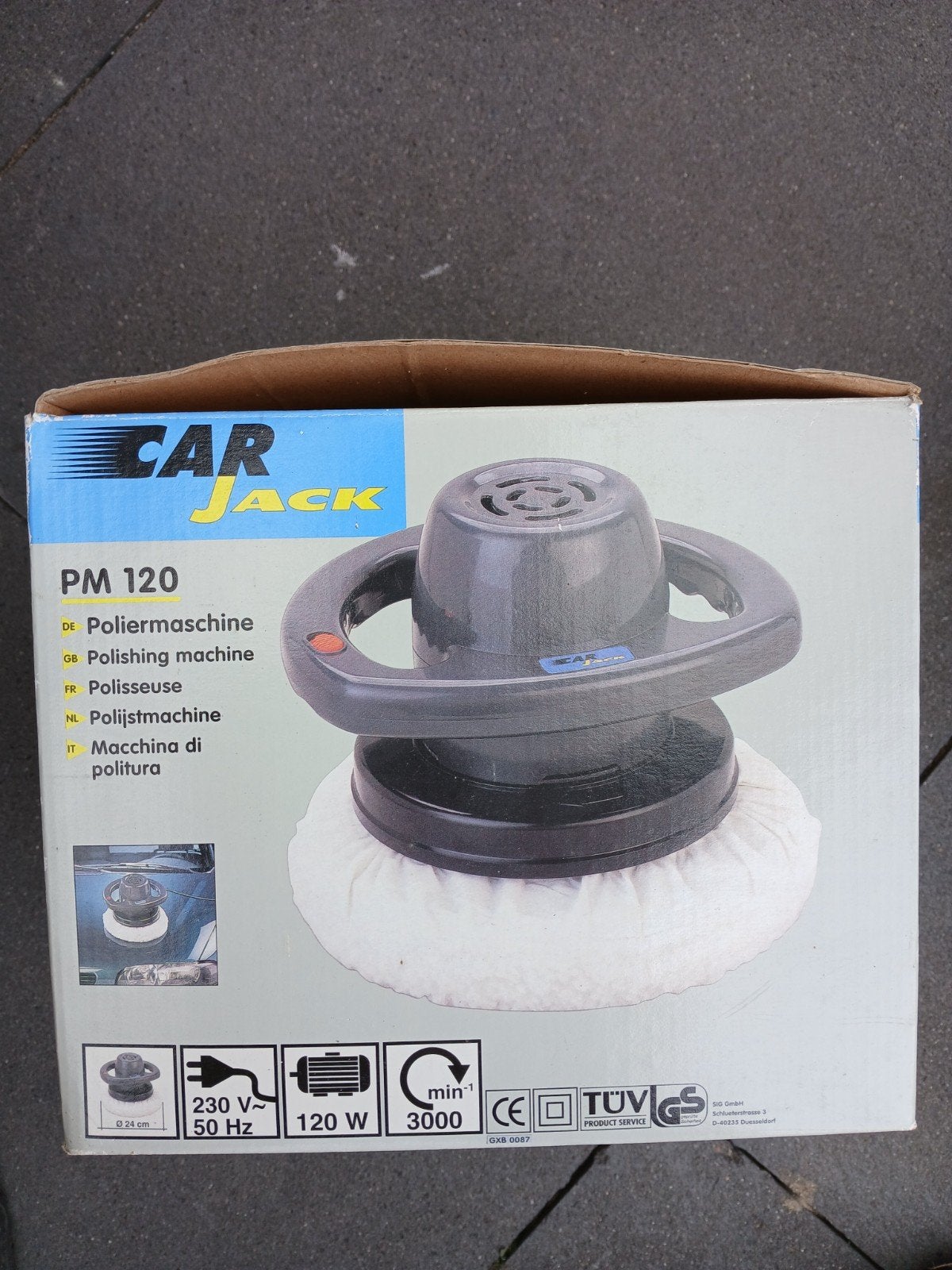 Car Jack PM 120 Polijstmachine - Zo goed als nieuw, Ophalen, Zo goed als nieuw