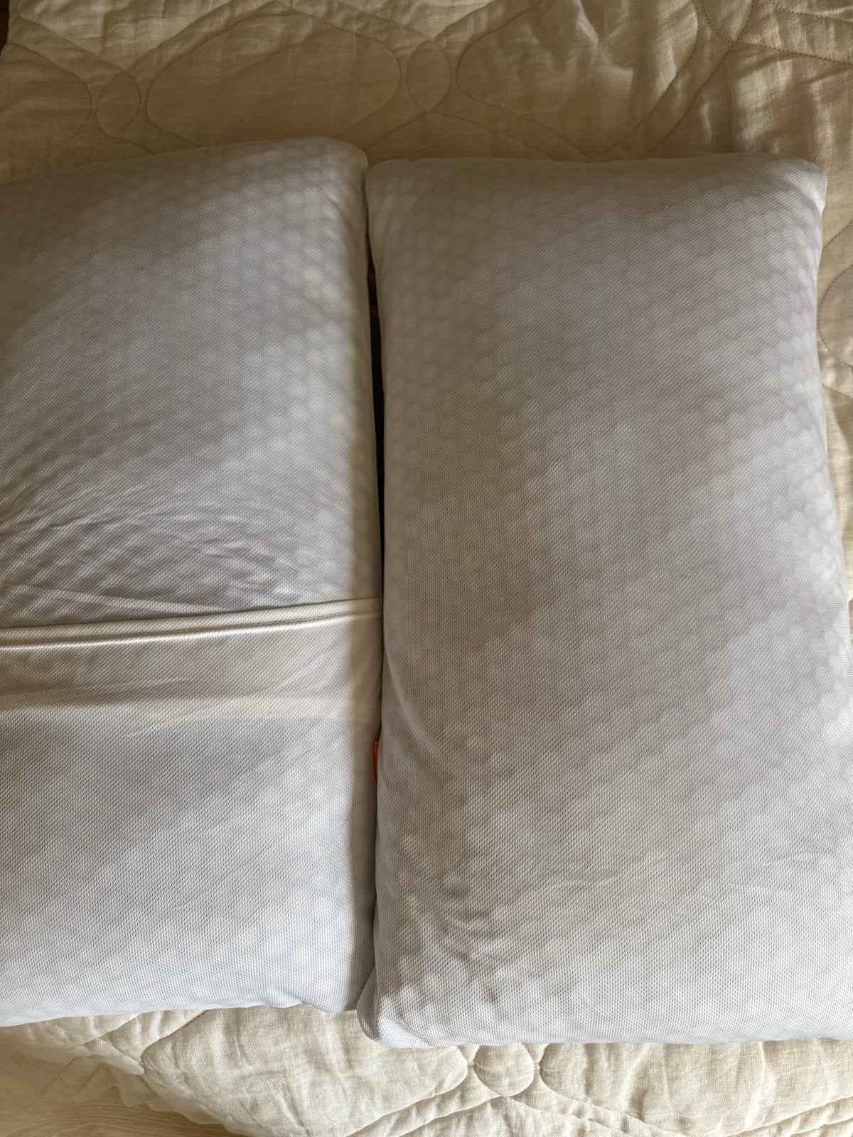 2x Emma Wolken Kussen Airgrid Microfiber, Ophalen, Overige merken, Jongetje of Meisje, Wit