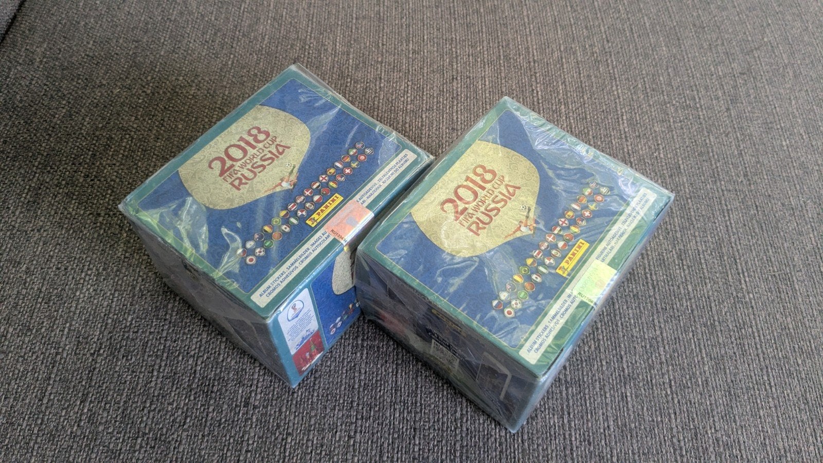 Panini 2018 WK - 2 sealed boxen, Ophalen of Verzenden, Nieuw, Buitenlandse clubs, Poster, Plaatje of Sticker