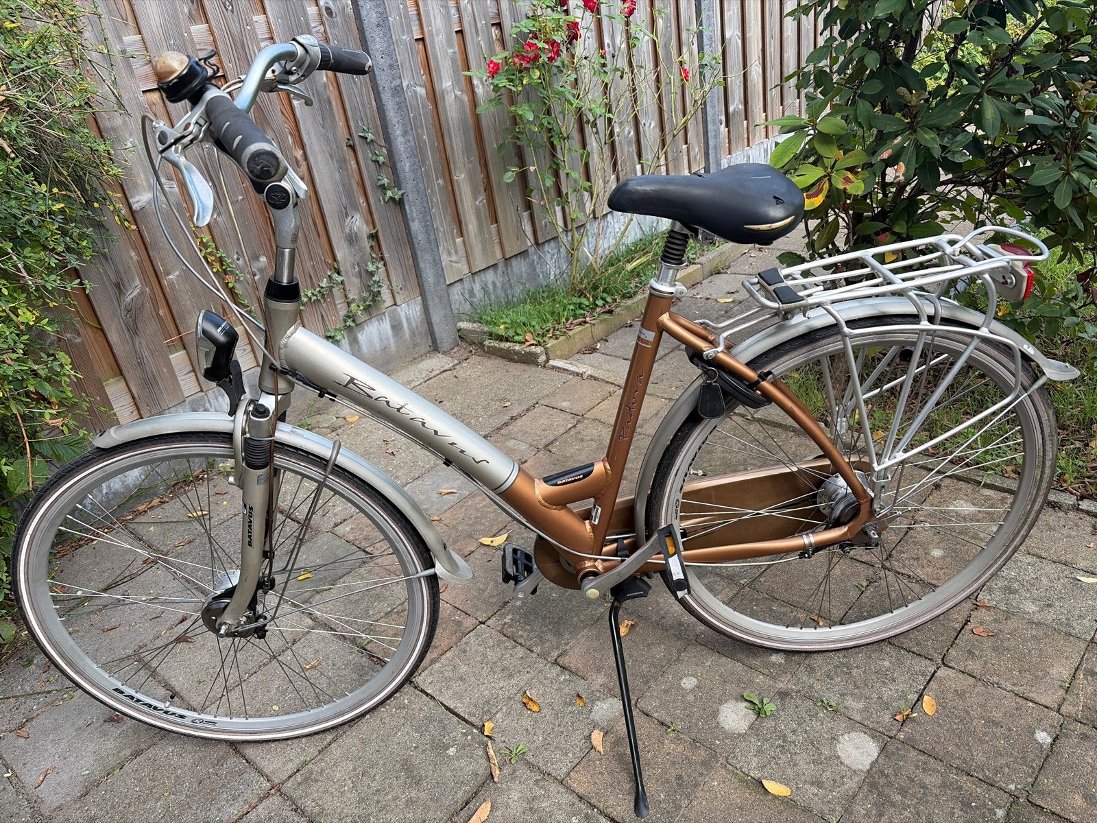 Batavus damesfiets met versnellingen en lage instap, Fietsen en Brommers, Ophalen, Velgrem, Batavus, 50 tot 53 cm