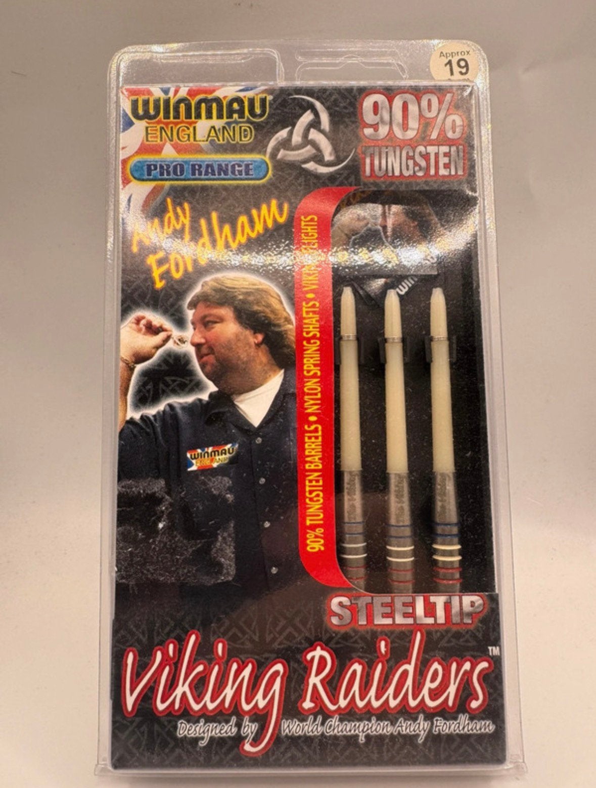Winmau Andy Fordham Viling Raiders 19 Gram Dartpijlen, Sport en Fitness, Darts, Ophalen of Verzenden, Zo goed als nieuw, Nvt, Pijlen