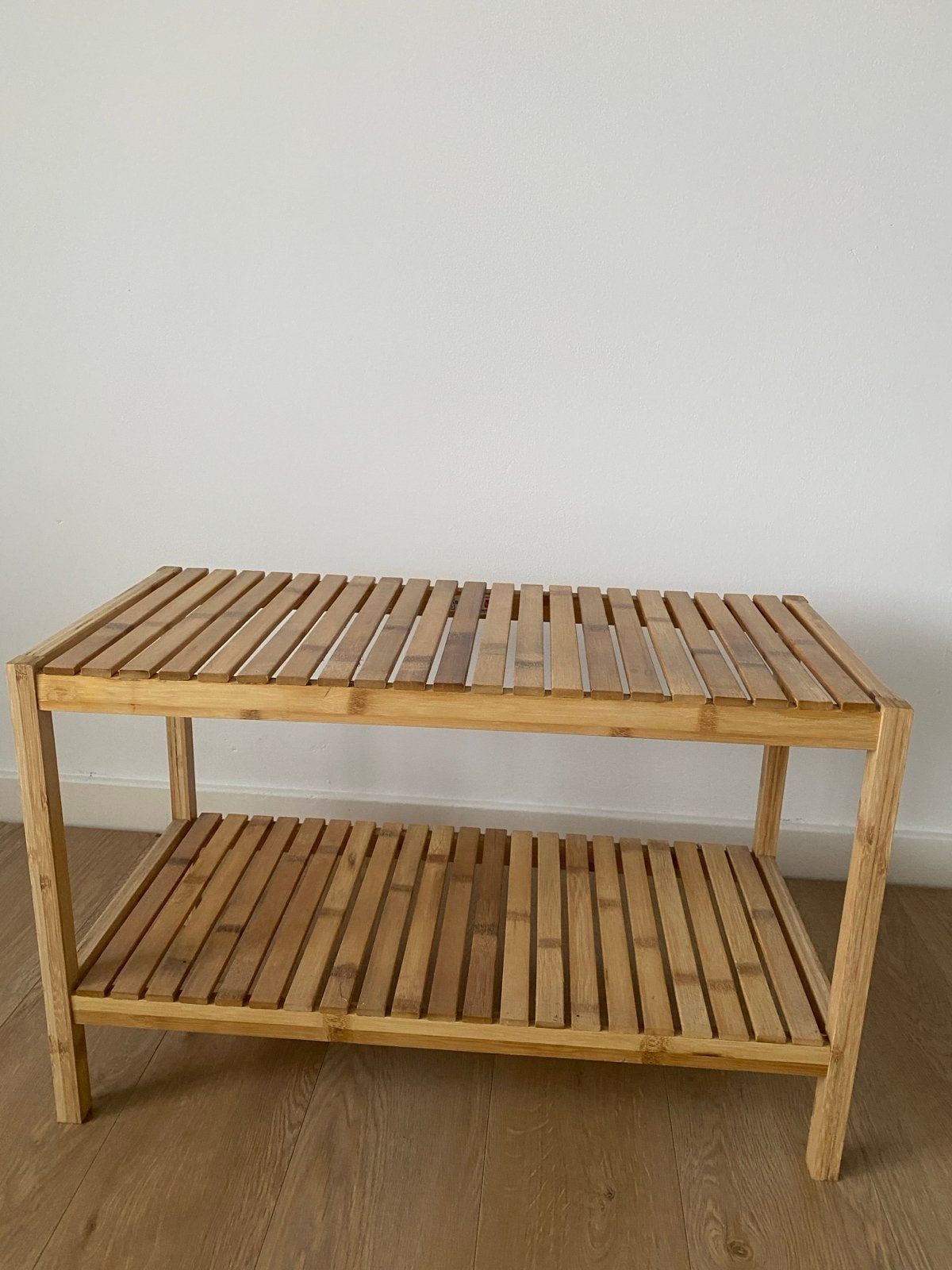 Houten bankje/schoenenrek - 80x36 cm, draagkracht 100kg, Ophalen, Nieuw