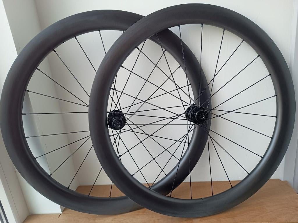 Wielset Gravel Carbon 50mm hoog 1450gram Aero Spaken, Wiel, Nieuw, Ophalen of Verzenden, Andless