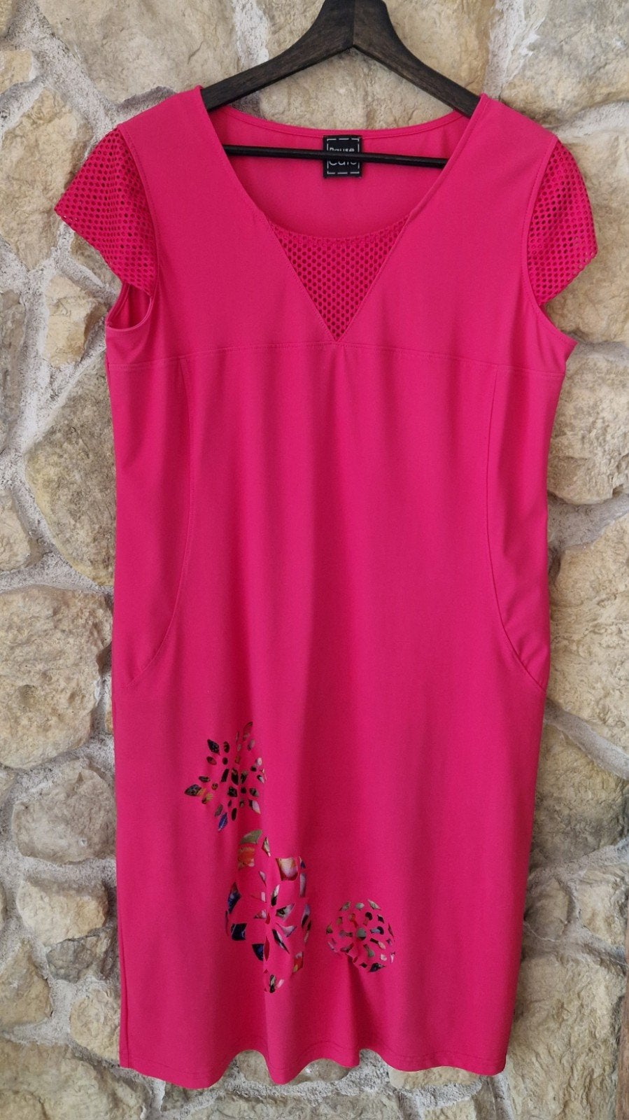 Pause Café zomerjurk fuchsia 38, Maat 38/40 (M), Ophalen of Verzenden, Zo goed als nieuw, Roze